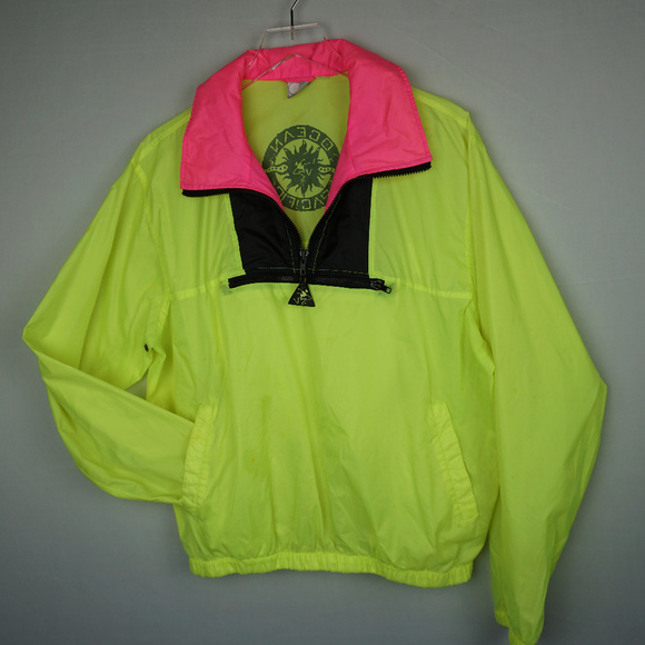 OP Other - Vintage 80s Neon OP Color Block Windbreaker M
